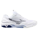 Heren zaalschoenen Mizuno  Wave STEALTH 6 White/Bellwether Blue  EUR 40,5