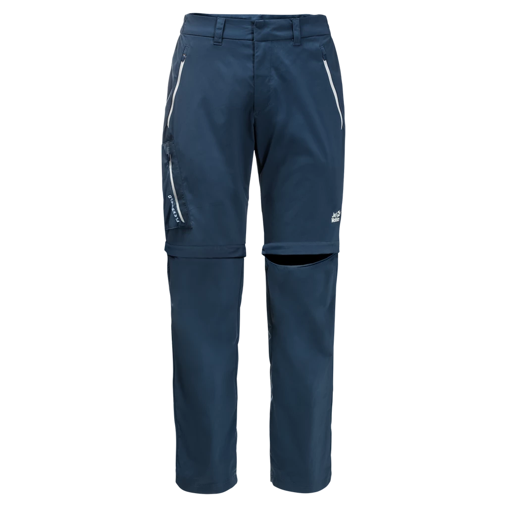 Herenbroek Jack Wolfskin  Overland Zip Away Thunder Blue