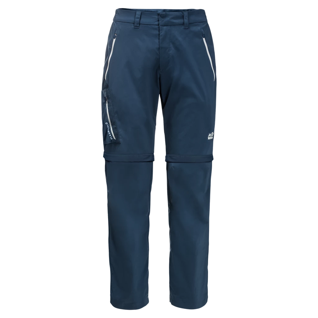 Herenbroek Jack Wolfskin  Overland Zip Away Thunder Blue