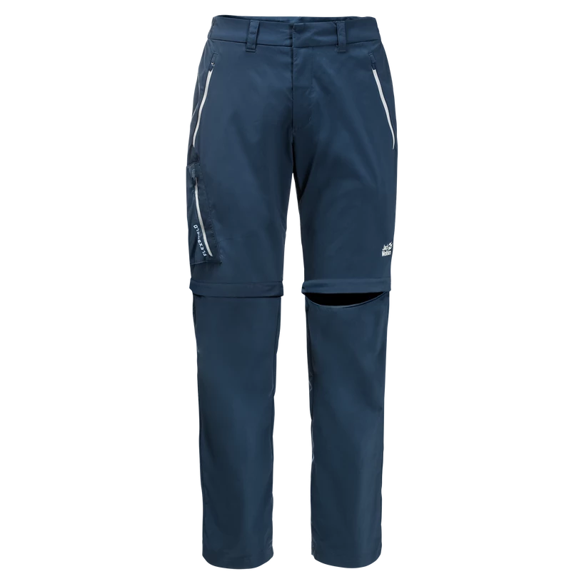 Herenbroek Jack Wolfskin  Overland Zip Away Thunder Blue