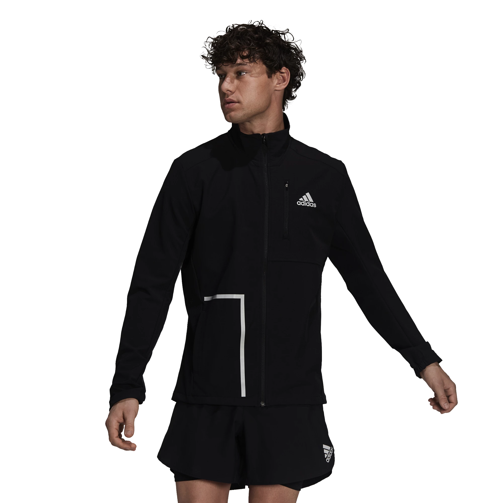 Herenjack adidas Bezit de vlucht Soft Shell Black