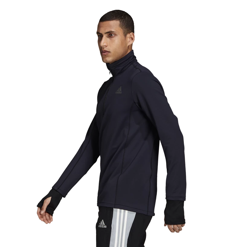 Herenjack adidas  Cold.Rdy Running Cover Up Black S