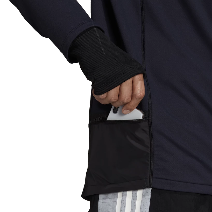 Herenjack adidas  Cold.Rdy Running Cover Up Black S