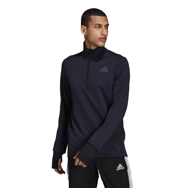 Herenjack adidas  Cold.Rdy Running Cover Up Black S