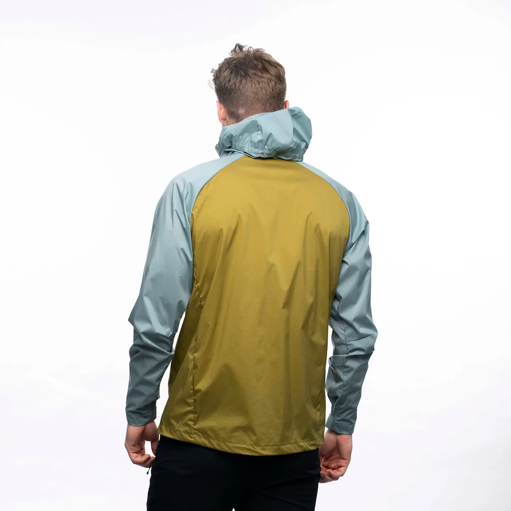 Herenjack Bergans  Microlight Jacket Olive Green/Smoke Blue