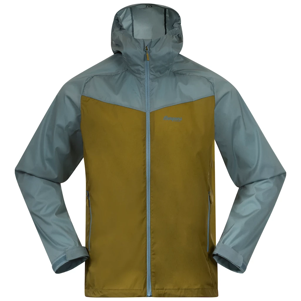 Herenjack Bergans  Microlight Jacket Olive Green/Smoke Blue