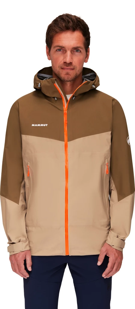 Herenjack Mammut  Convey Tour HS Hooded Jacket Safari/Dark Sand