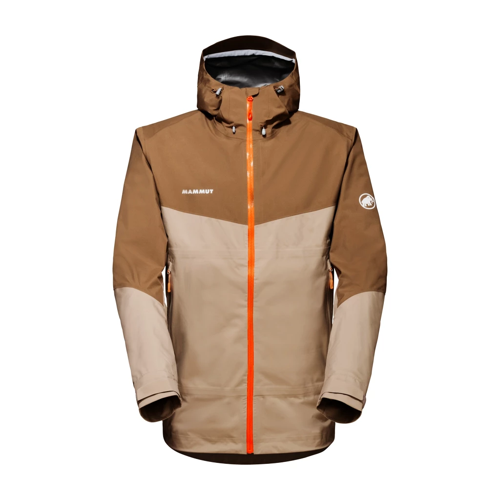 Herenjack Mammut  Convey Tour HS Hooded Jacket Safari/Dark Sand