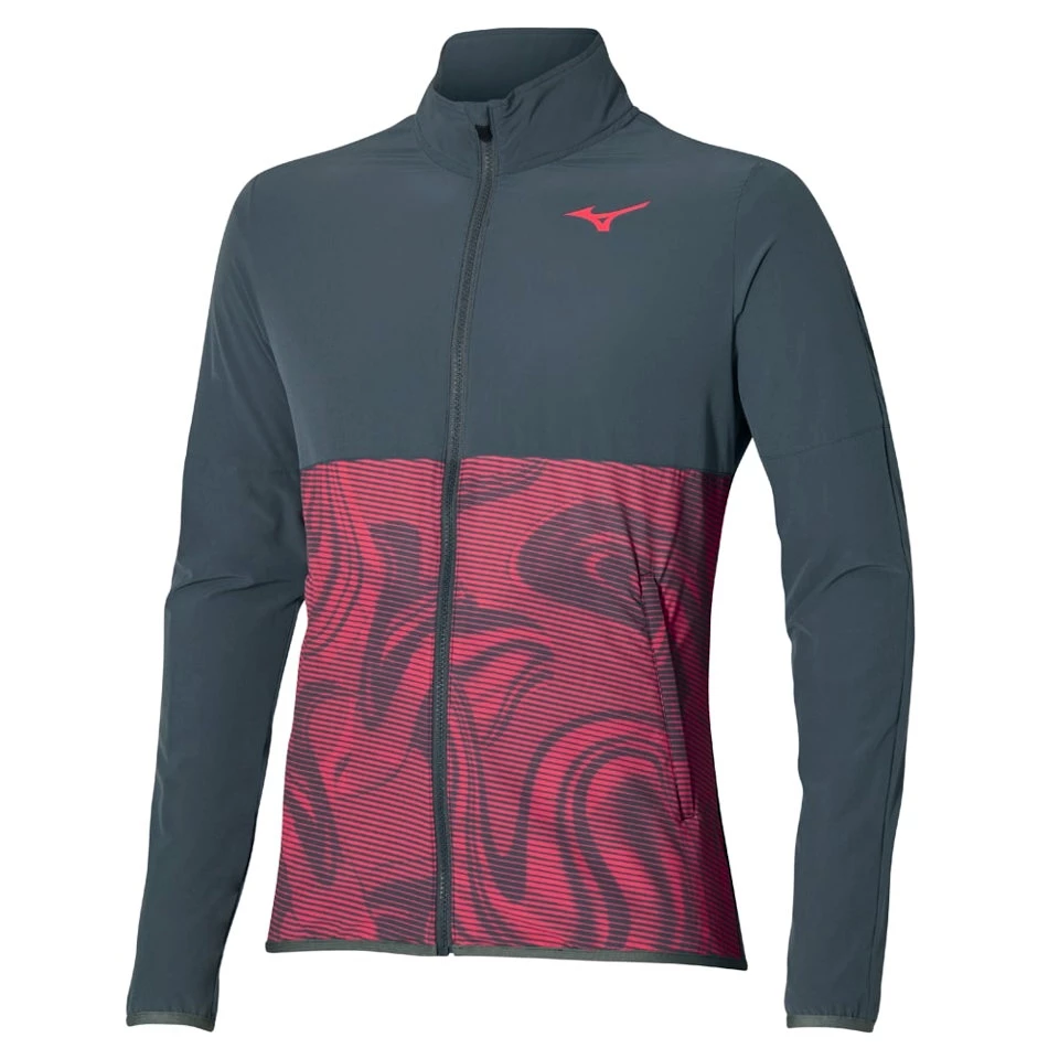 Herenjack Mizuno  Charge Printed Jacket Turbulence