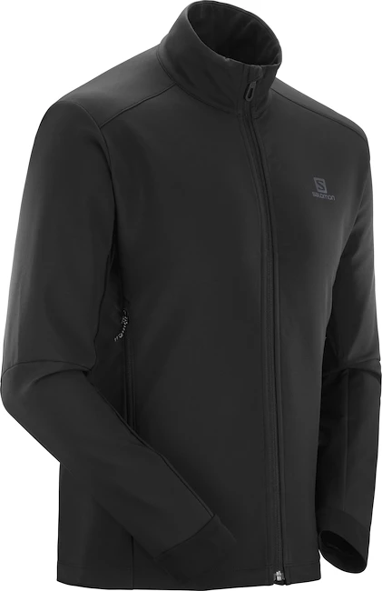 Herenjack Salomon  Agile Softshell Jacket Black
