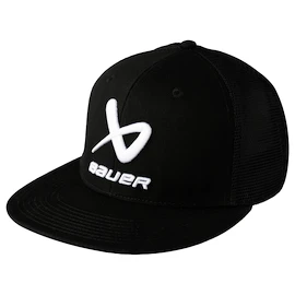 Herenpet Bauer Core Flat Brim Snapback Black