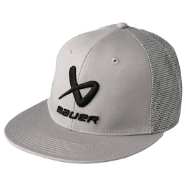 Herenpet Bauer Core Flat Brim Snapback Grey
