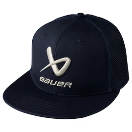 Herenpet Bauer Core Flat Brim Snapback Navy