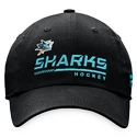 Herenpet Fanatics  Authentic Pro Locker Room Unstructured Adjustable Cap NHL San Jose Sharks