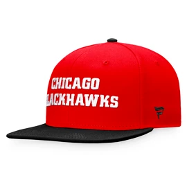 Herenpet Fanatics Iconic Color Blocked Snapback Iconic Color Blocked Snapback Chicago Blackhawks