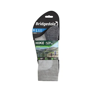 Herensokken Bridgedale  Hike UL Performance Crew Original Gunmetal