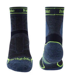 Herensokken Bridgedale  Trail Run Lightweight T2 Merino Sport ¾ Crew Blue