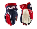 IJshockey handschoenen Bauer Supreme 3S Pro Navy/Red/White Intermediate