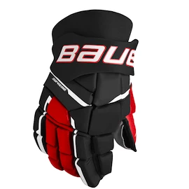 IJshockey handschoenen Bauer Supreme M3 Black/Red Intermediate
