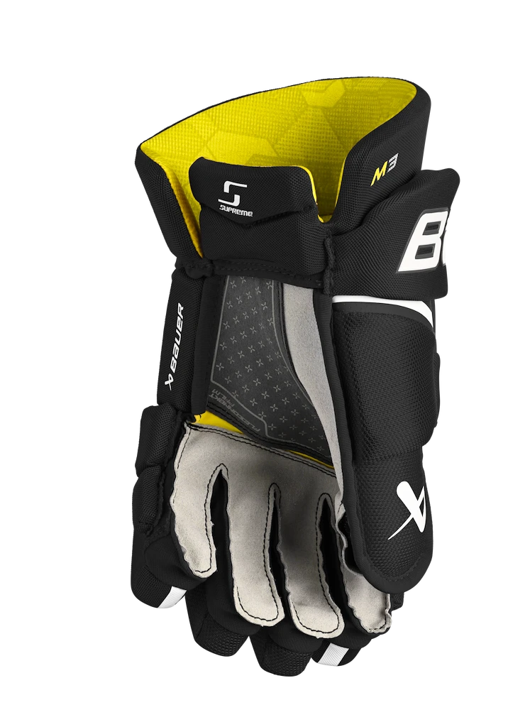 IJshockey handschoenen Bauer Supreme M3 Black/White Intermediate