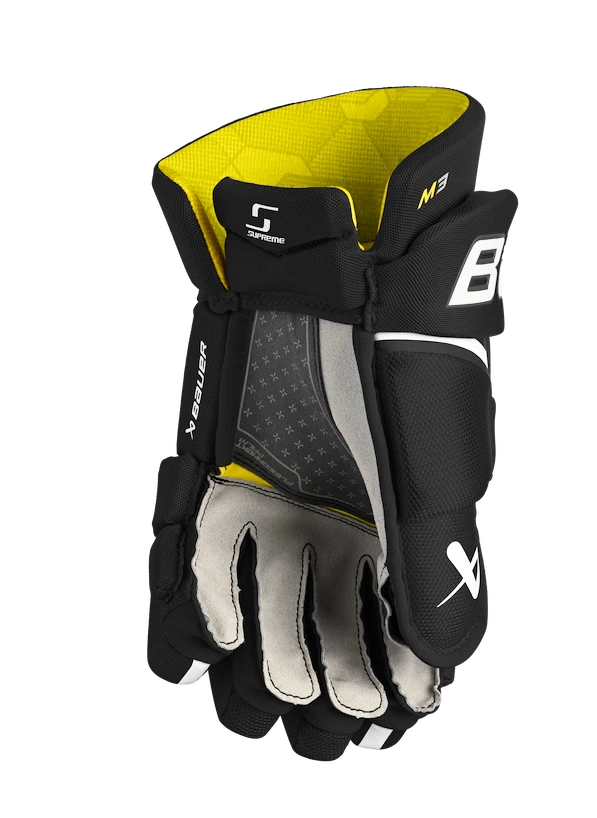 IJshockey handschoenen Bauer Supreme M3 Black/White Intermediate