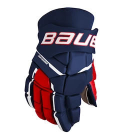 IJshockey handschoenen Bauer Supreme M3 Navy/Red/White Intermediate