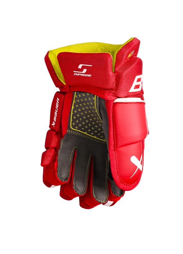 IJshockey handschoenen Bauer Supreme M3 Red Junior