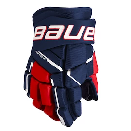 IJshockey handschoenen Bauer Supreme M5PRO Navy/Red/White Intermediate
