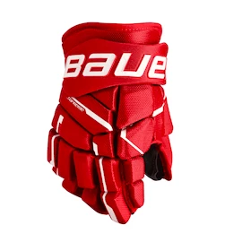IJshockey handschoenen Bauer Supreme M5PRO Red Intermediate