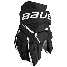 IJshockey handschoenen Bauer Supreme MACH Black/White Intermediate