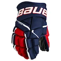 IJshockey handschoenen Bauer Supreme MACH Navy/Red/White Junior 10 inch