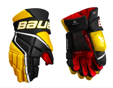 IJshockey handschoenen Bauer Vapor 3X Black/Gold Senior