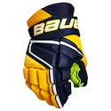 IJshockey handschoenen Bauer Vapor 3X Navy/Gold Junior 10 inch