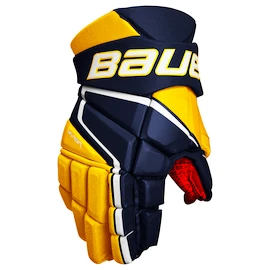 IJshockey handschoenen Bauer Vapor 3X Navy/Gold Senior