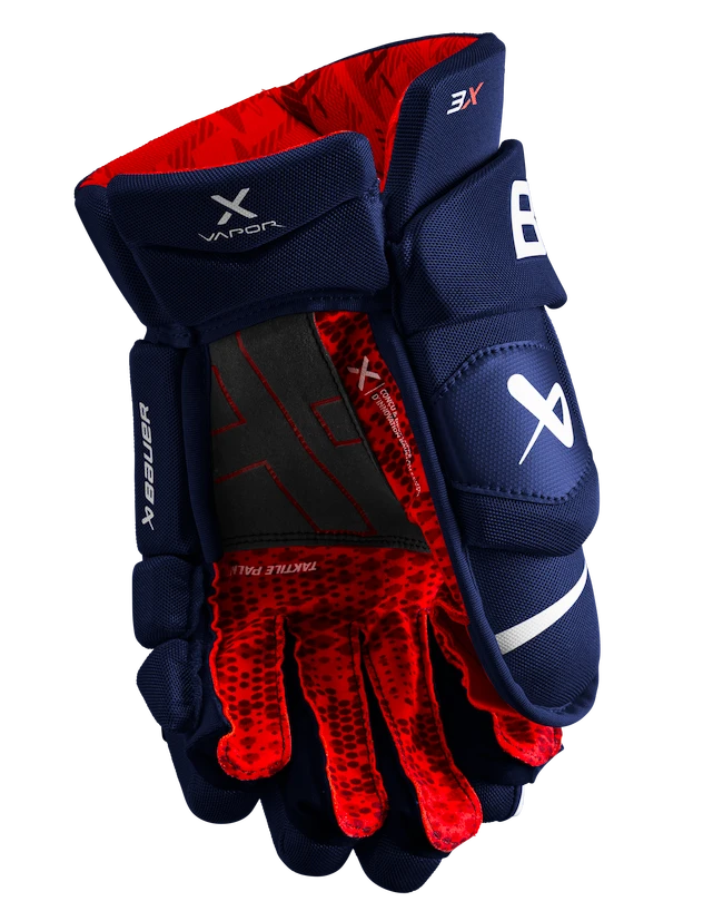 IJshockey handschoenen Bauer Vapor 3X Navy Intermediate
