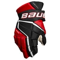 IJshockey handschoenen Bauer Vapor 3X PRO Black/Red Intermediate 13 inch