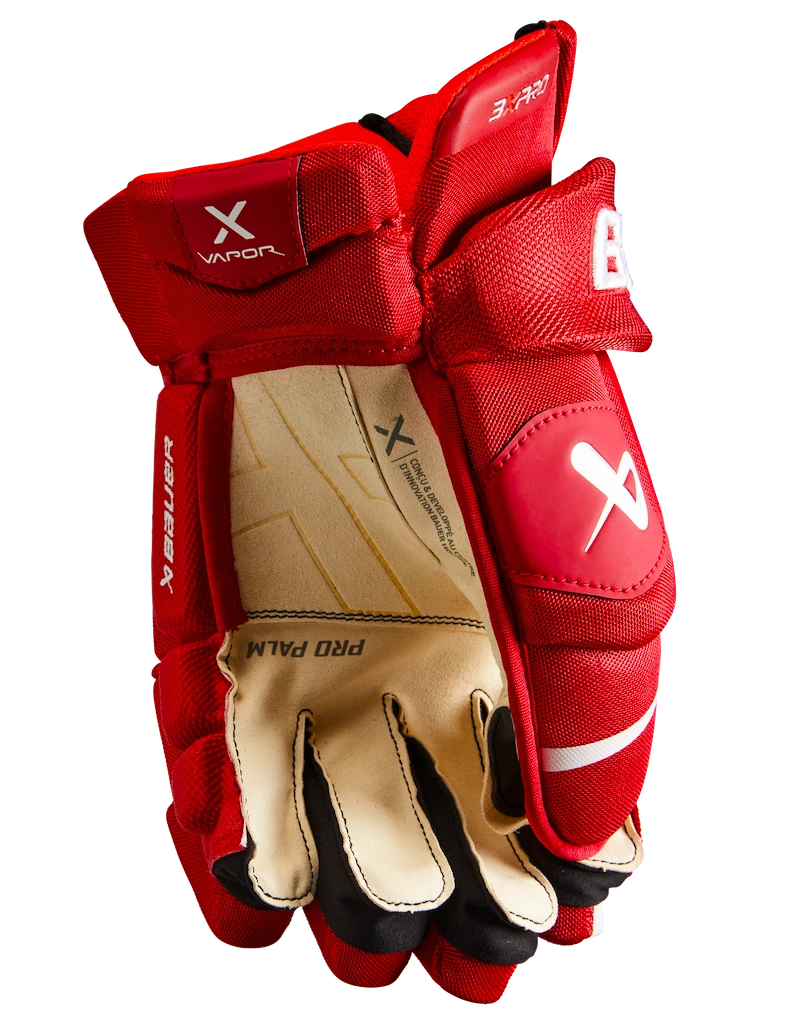 IJshockey handschoenen Bauer Vapor 3X PRO red Intermediate