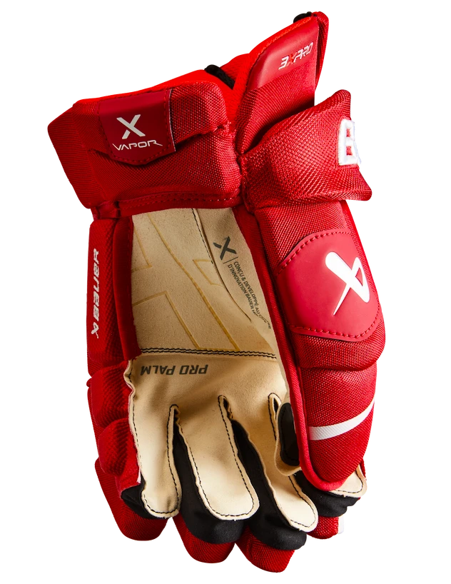 IJshockey handschoenen Bauer Vapor 3X PRO red Intermediate
