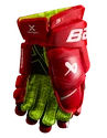 IJshockey handschoenen Bauer Vapor 3X Red Junior