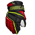 IJshockey handschoenen Bauer Vapor Hyperlite Black/Red/Green Senior