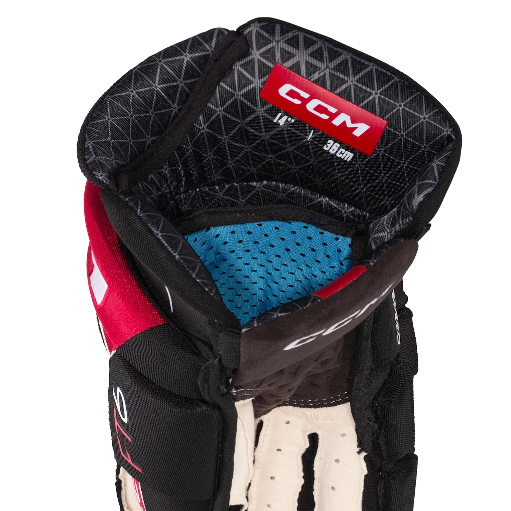 IJshockey handschoenen CCM JetSpeed FT6 Black/Red/White Junior