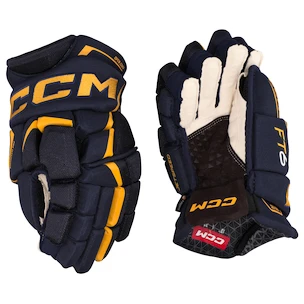 IJshockey handschoenen CCM JetSpeed FT6 Navy/Sunflower Senior 15 inch