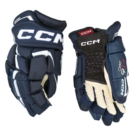 IJshockey handschoenen CCM JetSpeed FT6 Pro Navy/White Junior