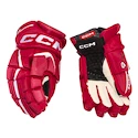 IJshockey handschoenen CCM JetSpeed FT6 Red/White Junior 10 inch