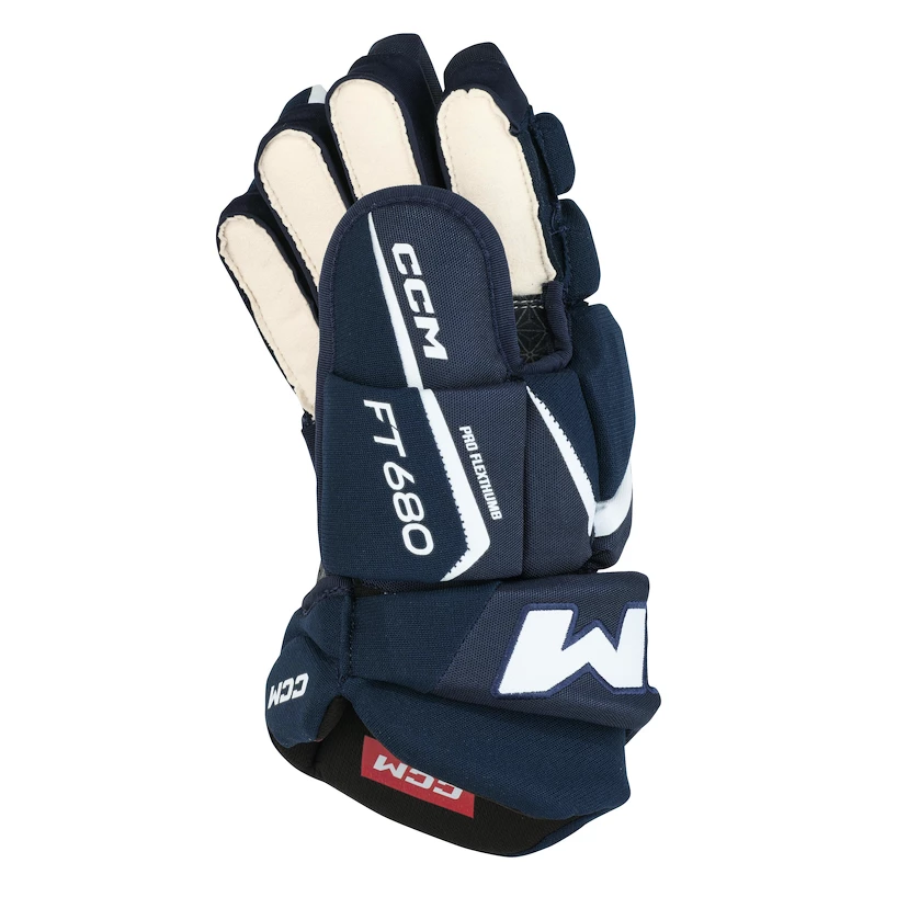 IJshockey handschoenen CCM JetSpeed FT680 Navy/White Senior 15 inch