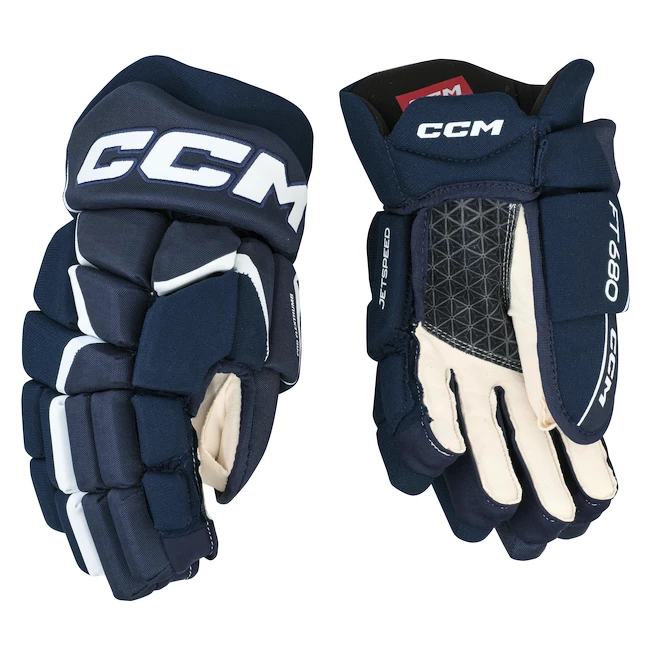 IJshockey handschoenen CCM JetSpeed FT680 Navy/White Senior 15 inch
