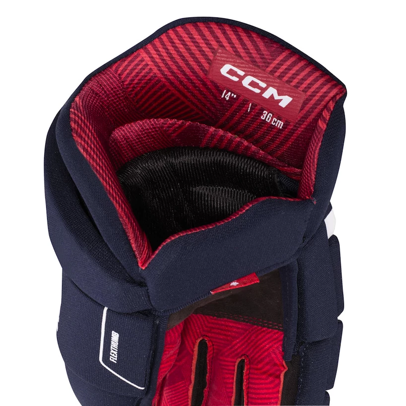 IJshockey handschoenen CCM Next Navy/White Junior 11 inch