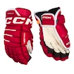 IJshockey handschoenen CCM Tacks 4 ROLL PRO 3 Red Senior 13 inch