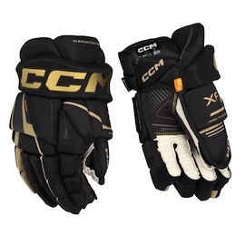IJshockey handschoenen CCM Tacks XF Black/Gold Junior
