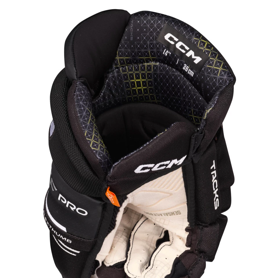 IJshockey handschoenen CCM Tacks XF Black/White Junior